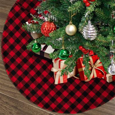 China Fabric Printing Tree Skirt Decoration Tree Skirt Christmas Tree Skirt for sale