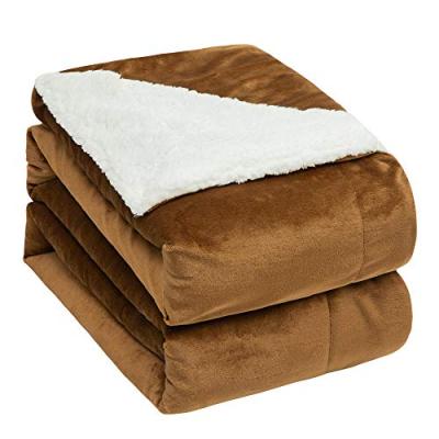 China Winter Cozy Thick Sherpa Throws Anti-Static Double Sided Ultra Plush Throw Fleece Sherpa Blanket for sale