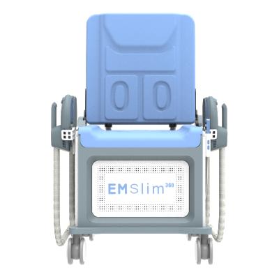 China Weight Loss 10+4 RF Tesla SME 5600w Emslim 360 EMS Chair Handles Emslim Neo Butt Pelvic Lift Machine Floor Chair for sale