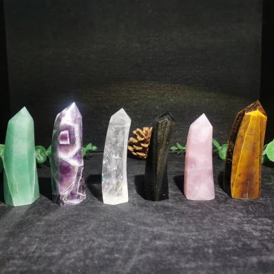 China Europe Natural Stones Amethyst Crystal Crooked Point Tower Crystal Dreamy Magic Wand For Home Decoration for sale