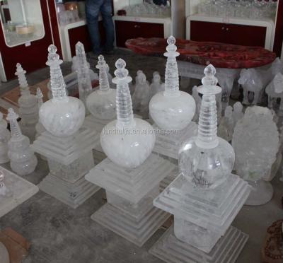 China China customized buddism cast crystal stupas for sale