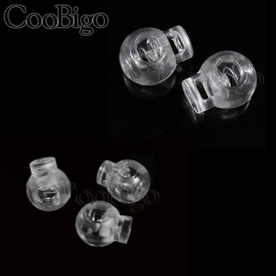 China Nickel Free Rope Lock Toggle Stopper Plastic Transparent Clear Gel Toggle Clip FLS002TB/TS for sale