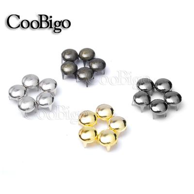 China 8mm Round Nickel Free Spike Stud Nailheads Rivet Punk Rock DIY Handbag Shoes Leather Trim Craft Accessories #GZ001-8 for sale