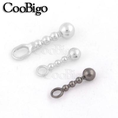 China Metal Nickel Zinc Alloy Pull Chain Ball Nickel Free Faucet Pull For DIY Zipper Sliders #FLQ163 for sale