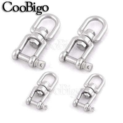 China 1pcs M5 M8 Retail Industry 304 Stainless Steel Swivel Eye and Jaw Hook for Marine Boat Hardware #FET011 for sale