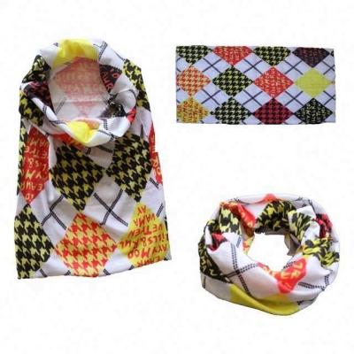 China Seamless Multifunctional Bandana Headscarf Muslim Head Scarf 100% Polyester Head Scarf for sale