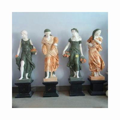 China Four Seasons Modern Greek Goddess Large Greek Goddess Sculpture Marble Decoration Garden Marble Statues For Sale for sale