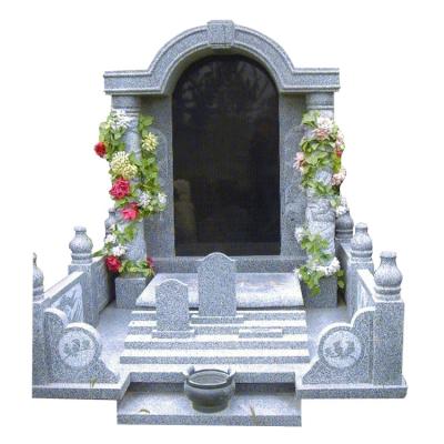 China Modern European Style Customized Design Granite Grave Marble Memorial Headstone And Monument For Cemetery for sale