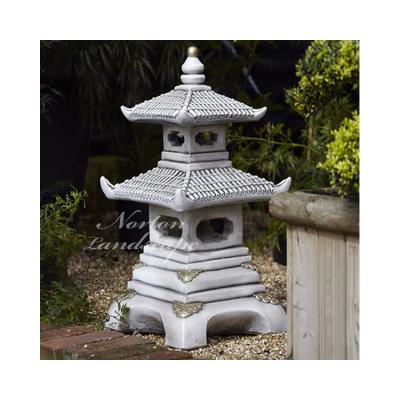 China China Supplier Modern Stone Carving New Product Japanese Marble Pagoda Stone Lantern For Outdoor Garden for sale