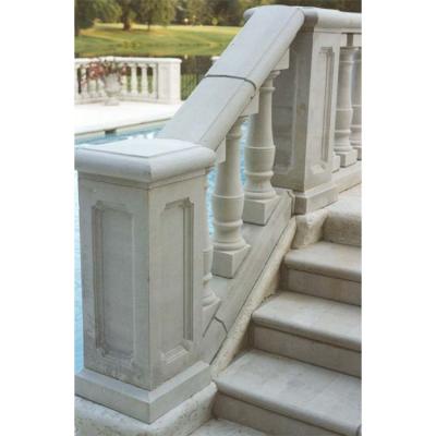 China Factory Wholesale Production Contemporary Stone Marble Railings High Quality Balustrade for sale