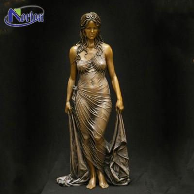 China Modern Bronze Lady Sculpture Europe Gallery Art Figure Woman Nude Elegant Nude Statue For Sale NT--BCN025 for sale