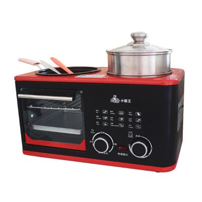 China Household Household 4 in 1 Pot Breakfast Maker Sandwich Bread Toaster Oven Stove Steamer All in One Breakfast Maker JC-BM-008 for sale