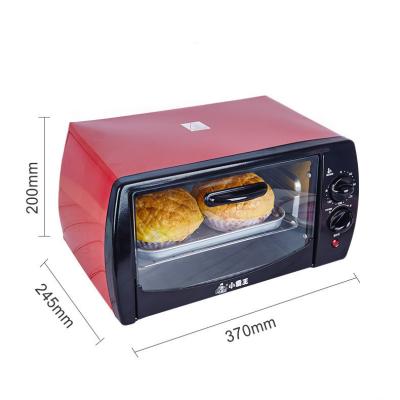 China 3 Layer Glass Door 12L Mini Household Electric Oven Home Use Multifunctional Toaster Bread Baking Oven JC-EO-005 for sale