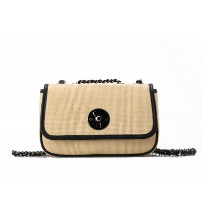 China Fashion Smaller Women Eco - Friendly Straw Material Cross - Body Fashion Clutch for sale