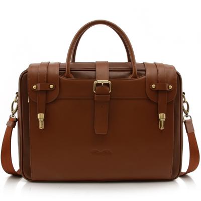 China GENUINE LEATHER Cooler Briefcase Multifunctional Practical Laptop 100% Cow Leather for sale