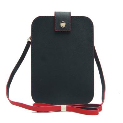 China CSS1367-001 Mobile Phone Leather Cell Phone Crossbody Bags Genuine Leather Mini Cross-Body Bag For iPhone 6 for sale