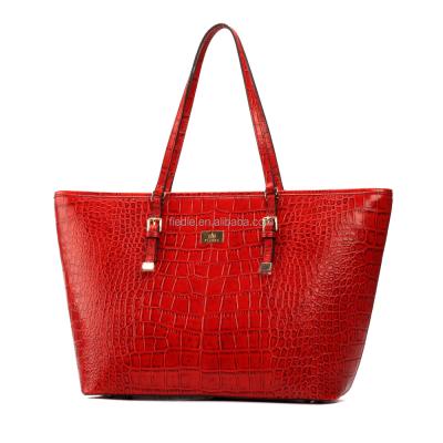 China 2015 imported crocodile leather handbag S168A-A2370 wholesale china, large ladies shoulder bag, italian leather handbag for sale