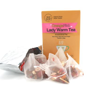 China Tea Drinks New Brand HFJ herbal womb detox fertility tea for menstrual pain for sale