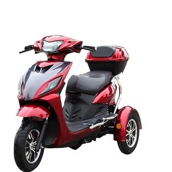 China High Quality Vintage 3 Three Wheel Electric Scooter Tricycle Bicycle For Adults for sale