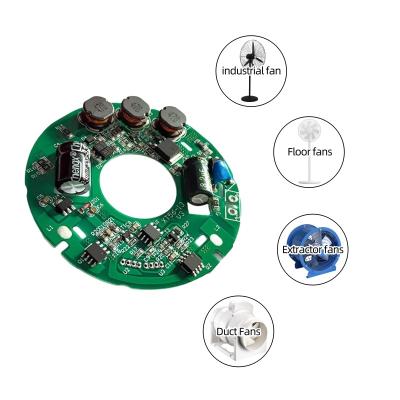 China FANS 15W 24W 40W 70W 150W 600W DC brushless pcba circuit board motor control EC driver board industrial fan extraction duct floor fan for sale