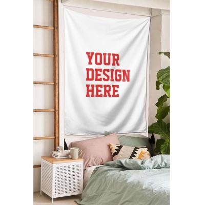 China Minimalist factory fashion tapestry high quality trend family history fabric direct custom printing rectangular wholesale for sale