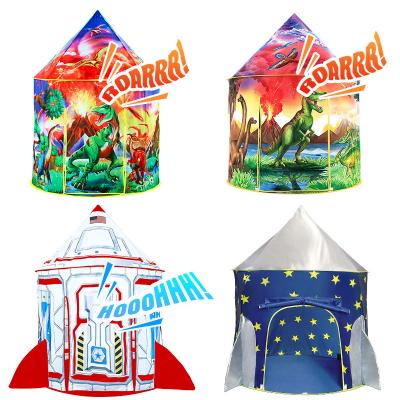 China Easy Foldable Kids Play Tent Animal World Baby Play Tent Kids Birthday Gift Teepee House Outdoor Castle Playing Tents Indoor Kids Playhouse for sale