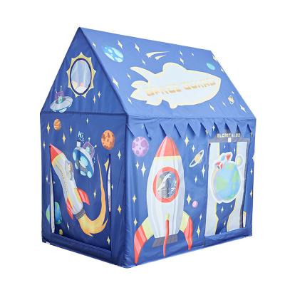 China Easy Foldable Kids Play Tent Baby Play Tent Kids Birthday Gift Teepee Blue House Outdoor Castle Playing Tents Indoor Kids Playhouse for sale