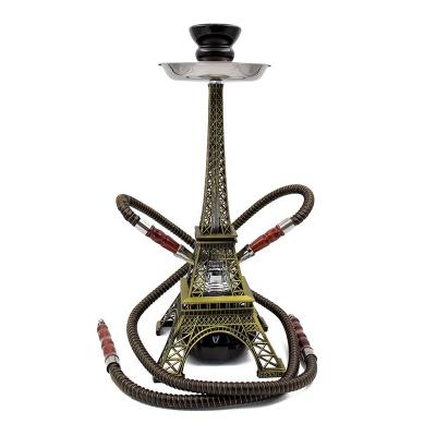 China Wholesale Smoking Set Nargile Wookah Eiffel Tower Style Shisha Hookah Hookah Kits With Acrylic Base for sale