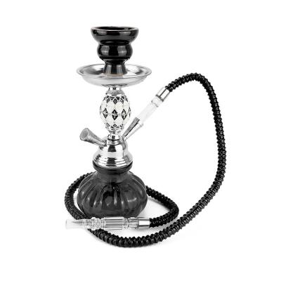 China Exotic Heart Shape Hookah Table Smoking Hookahs With Two Hose Silicone Bowl Hookah Set for sale