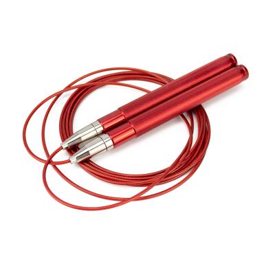 China Anti-winding hot sales fitness accessories sports ship aerobics exercise skipping rope pvc aluminum steel jump rope for sale