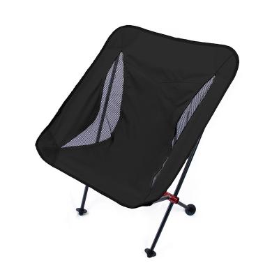 China Contemporary Lightweight Aluminum Alloy Outdoor Garden Beach Portable Camping Moon Chairs Cheap Folding Chair for sale