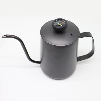 China WITH LID Pour Over Coffee Kettle Stainless Steel Drip Over Coffee Kettle Gooseneck Kettle for sale