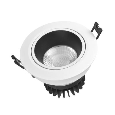 China Ultra Anti Glare Trimless Trimless Downlight 32W Ceiling Spotlight COB LED Recessed Downlight for sale