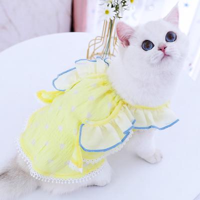 China Viable Adorable Pet Cats Dog Dresses Princess Tutu Vest Skirt Dresses Cute Puppy Clothes for sale