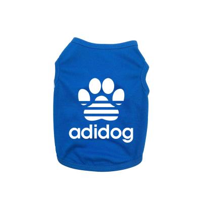 China Adidog Sustainable Luxury Pet Clothes Dog Clothes Roupas Fashionable Pet Clothes Dog Clothes Designer Clothes for sale