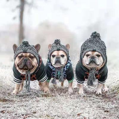 China Pet Viable Hat Autumn Winter New Wool Knitted Warm Winter Knitted Warm Dog Hat Fashion Puppy Dog Hats for sale