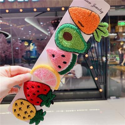 China 2020 Fashion Cute Small Daisy Fruit Hair Clips Handmade Hair Clips For Girls Hair Clips And Manual Hairpins for sale