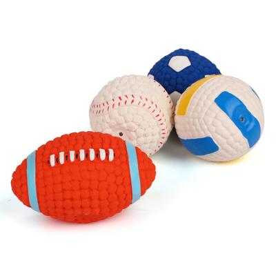 China Sustainable Pet Chewing Toys Training Products Toys OEM Rubber Ball Color Dogs Feature for sale