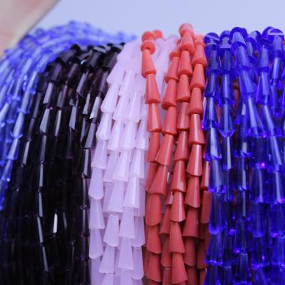 China Wholesales Environmental Friendly Crystal Beads Glass Beads 3*5mm 4*6mm 6*8mm 8*12mm 10*15mm Drip Water Beads for sale