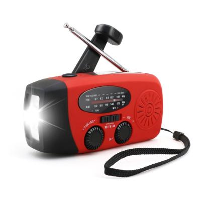 China PORTABLE Self Powered Solar Radio Am/Fm Led Flashlight For Emergency Outdoor Survival Kit for sale