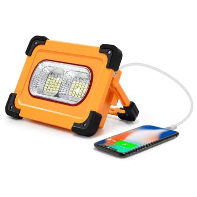 China Automotive Industry / Ourdoor / Camping 60w 80w Solar Portable Rechargeable Car Led COB Work Light With Magnet for sale