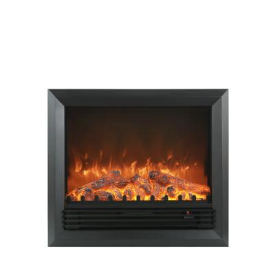 China Classic 900mm TV Stand Classic Wood Burning Insert Fireplace Monochrome Monochrome Flame With Two Levels Heating Electric Fireplace for sale