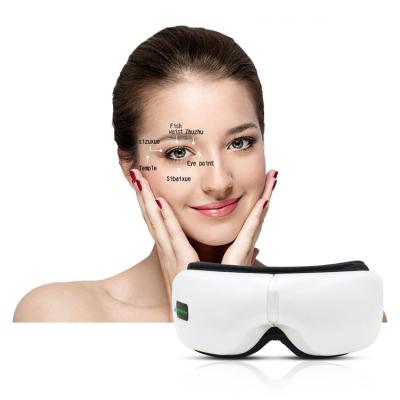 China Rechargeable High Quality Air Compression Pressure Eye Massager Vibration Heat with Music RELAX HEAD MASSAGE for sale