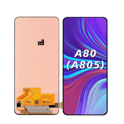 China Fix Phone Broken Screen For Samsung A80 LCD For Samsung A80 Screen For Samsung A80 Display Pantalla Mobile Phone LCD for sale