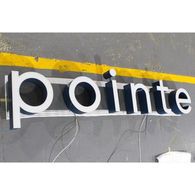 China Indoor and outdoor decoration building retail store brand advertising neon light tube large letter LED commercial outdoor acrylic sign for sale