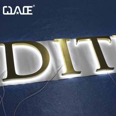 China And Outdoor Bussiness Logo Signage Backlit Lighted Indoor Decoration Backlit Brand With 3D Letters Led Light Channel Letters for sale