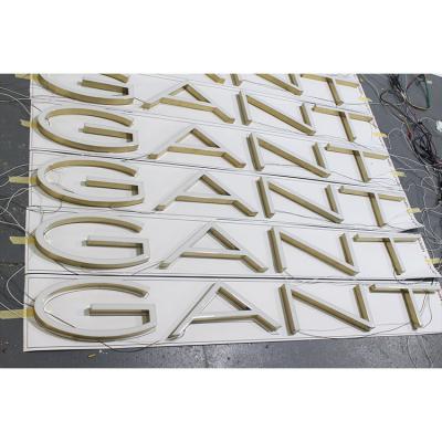 China Indoor and Outdoor Decoration Made in China Outdoor Resin Letters LED Billboard Signs Luminous 3D Letters for sale