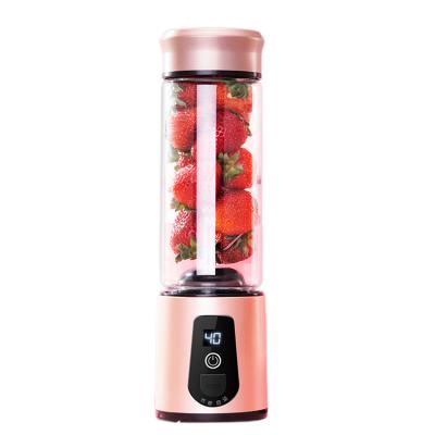 China Car Amazon Top Selling Usb Charging Stainless Steel Exprimidor De Naranja Fruit Mini Portable Juicer Blender for sale