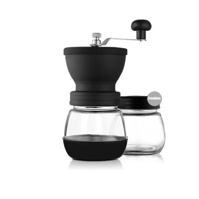 China Car Washable Hand Crank Operated Coffee Grinder With Airtight Pot Coffee Bean Grinder Home Grinder for sale