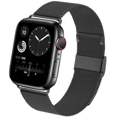 China Fashion Milanese Stainless Steel Metal Replacement Strap Sport Strap Band For Apple Watch Strap Band for sale